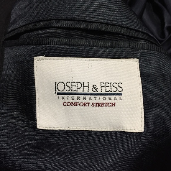 Joseph Feiss Wool Blazer Jacket Men’s 42 Tall Black 3 Button Canada Made. - Picture 8 of 9